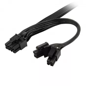 Stroomkabeladapter Triton SST-PP13 — 8-pin EPS naar 8-pin EPS & 4+4-pin