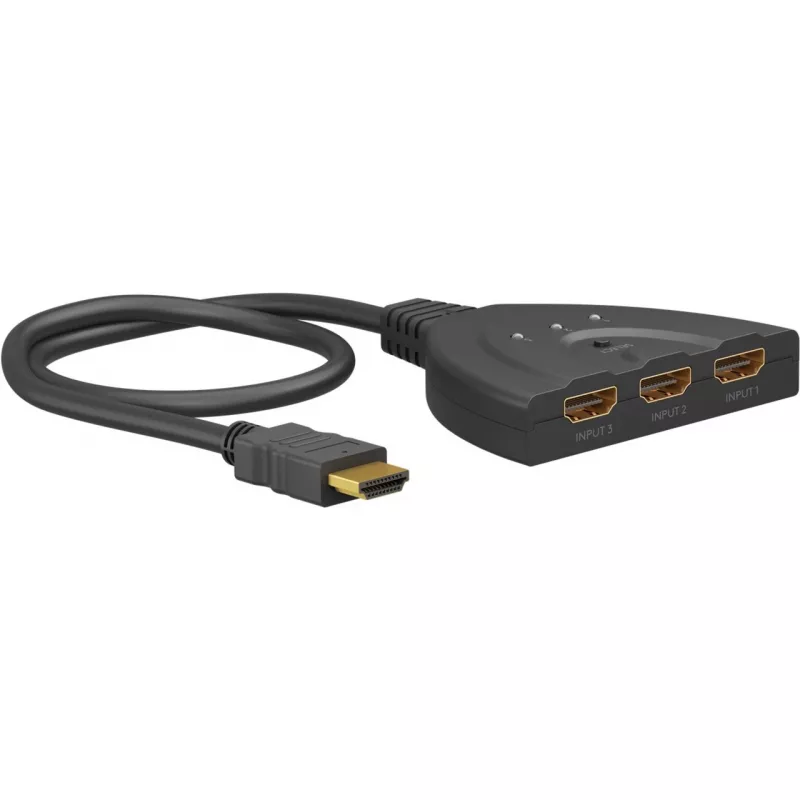 Goobay 58487 HDMI-switch 3 naar 1 (4K @ 30 Hz)