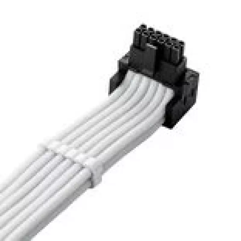 CableMod C-Series Pro aansluitkabel – variant B, 90°, 16-Pin naar 3x8-Pin PCIe, wit