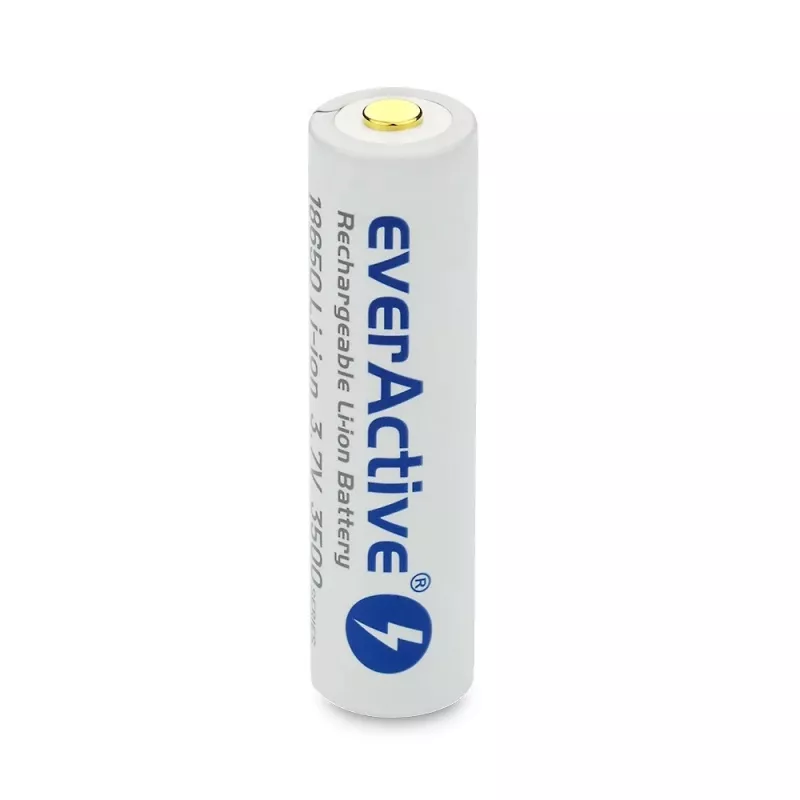 18650 Li-Ion 3,7V everActive 3500mAh batterij (1 stuks) micro-USB met beveiliging