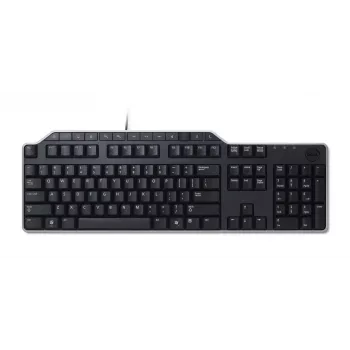 Toetsenbord: Duits (QWERTZ) KB-522 bedrade zakelijke multimedia-USB-toetsenbord zwart (kit) KBD KB-522 WIRED QWERTZ GR (580-17679)