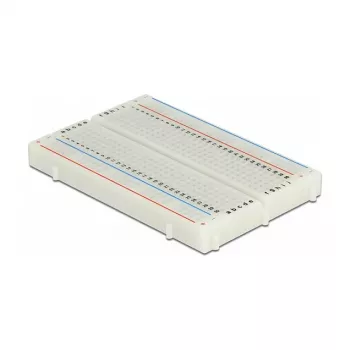 Breadboard DELOCK 18315 — kunststof wit, 54 × 84 × 9 mm