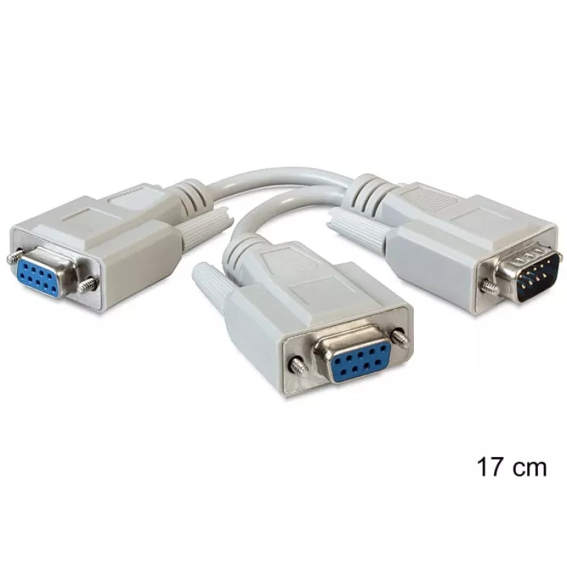 Seriële kabel DeLOCK 65403 beige 0,17 m DB-9