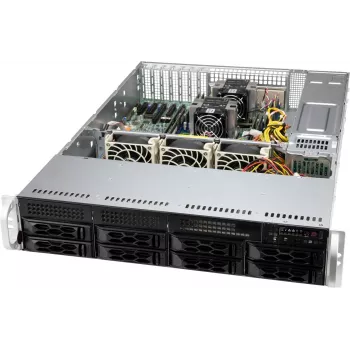 Supermicro CSE-LA25TQC-R609LP computerbehuizing rack zwart 600 W