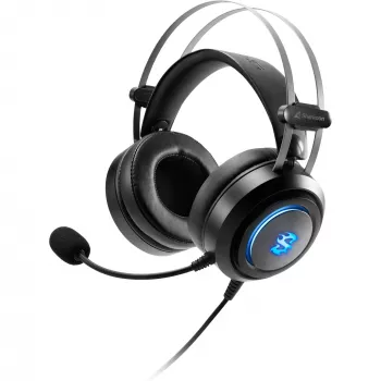 Sharkoon Skiller SGH30 headset bedrade gaming-headset met hoofdband, zwart