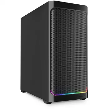 Sharkoon AK4 RGB STRIP midi tower zwart