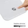 LED-bureaulamp MACLEAN MCE614W 9 W, wit, kantelbaar en dimbaar