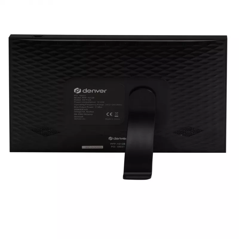 Denver PFF-1012 digitale fotolijst 25,6 cm (10,1") 1280 x 800 IPS-aanraakscherm, wifi, 16 GB, zwart
