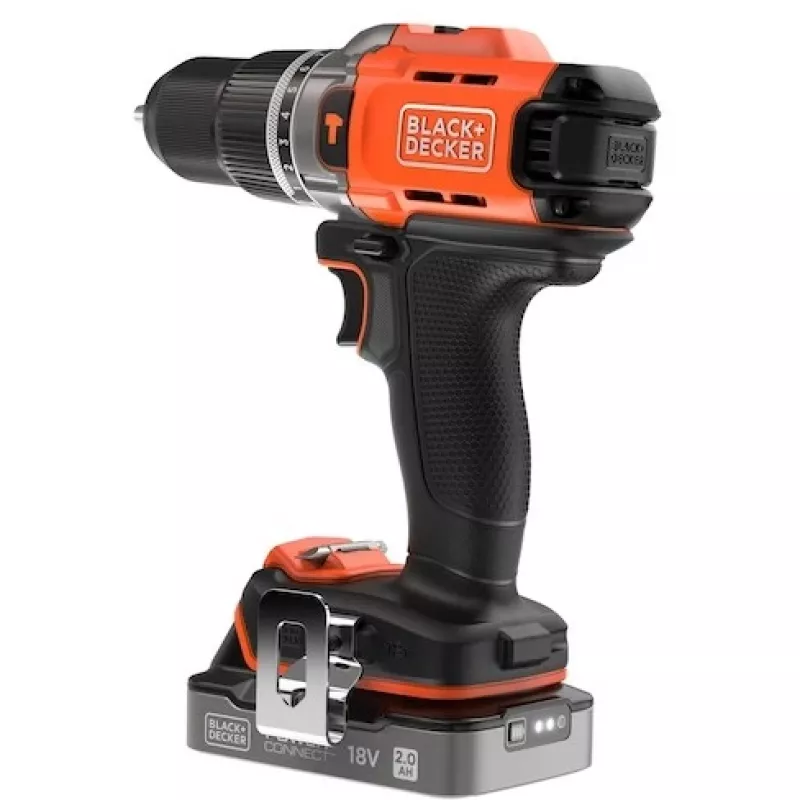 Accu-klopboormachine Black & Decker BCD383D1XC 18V 2Ah accu-kit
