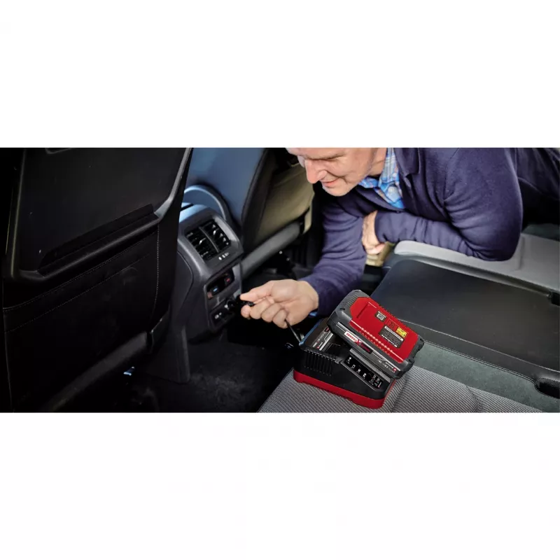 Batterijlader Einhell Power X-Car Charger 3A sigarettenaansteker rood