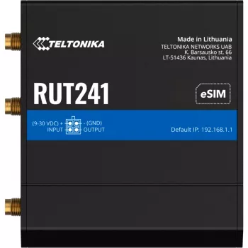 TELTONIKA NETWORKS RUT241 eSIM GLOBAL industriële router (RUT241230000)