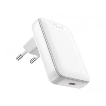 FIXED slimme USB-C reisoplader, GaN, PD-ondersteuning, 30W, wit | Fixed