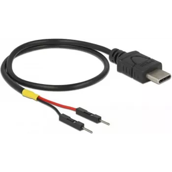 USB-kabel DeLOCK 85420 0,3 m USB-C zwart