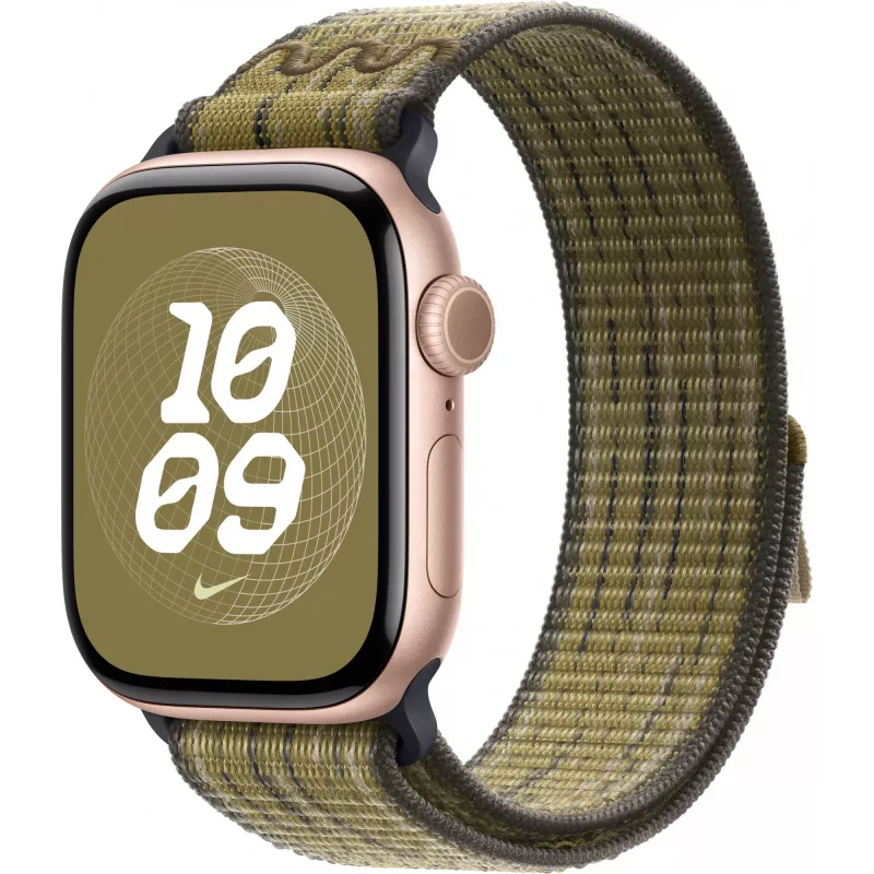Apple 42mm Groen/Grijs Nike Sport Loop Smartwatch band
