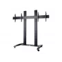 EDBAK vloerstandaard | TRV300 | rolwagen & standaard | 42-55 inch | zwart