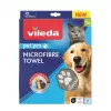 Microvezeldoek VILEDA 172651 voor katten en honden, grijs, 650×1000 mm, polyamide