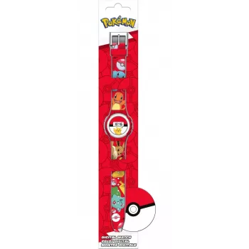 Polshorloge Kinder Euroswan Pokemon model POK4374 — analoog/digitaal kinderhorloge