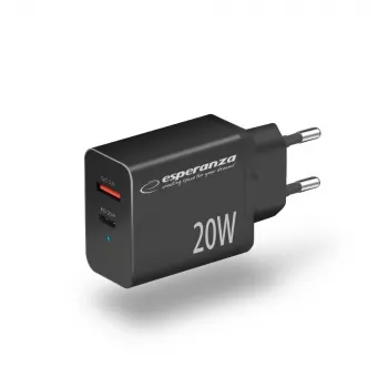 Esperanza EZC105K voeding 20W zwart