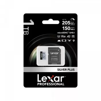 Flashgeheugen Lexar 1TB UHS-I MicroSDXC SILVER PLUS