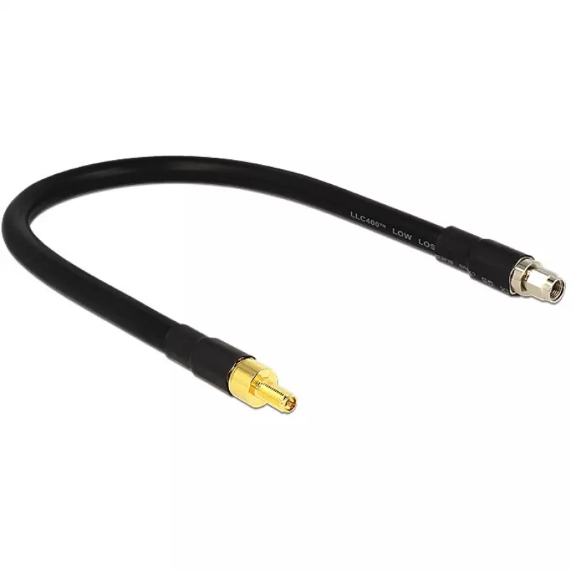 DeLOCK coaxkabel 0,4m RP-SMA/RP-SMA