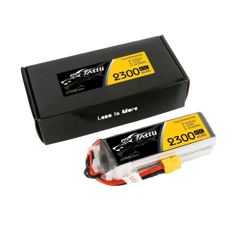 Batterij Tattu 2300mAh 14,8V 75C 4S1P XT60