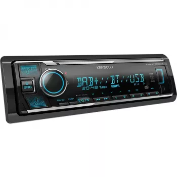 Kenwood KMM-BT508DAB, zwart, 1 DIN, 200 W, 50 W, 24 h, AAC, FLAC, MP3, WAV, WMA