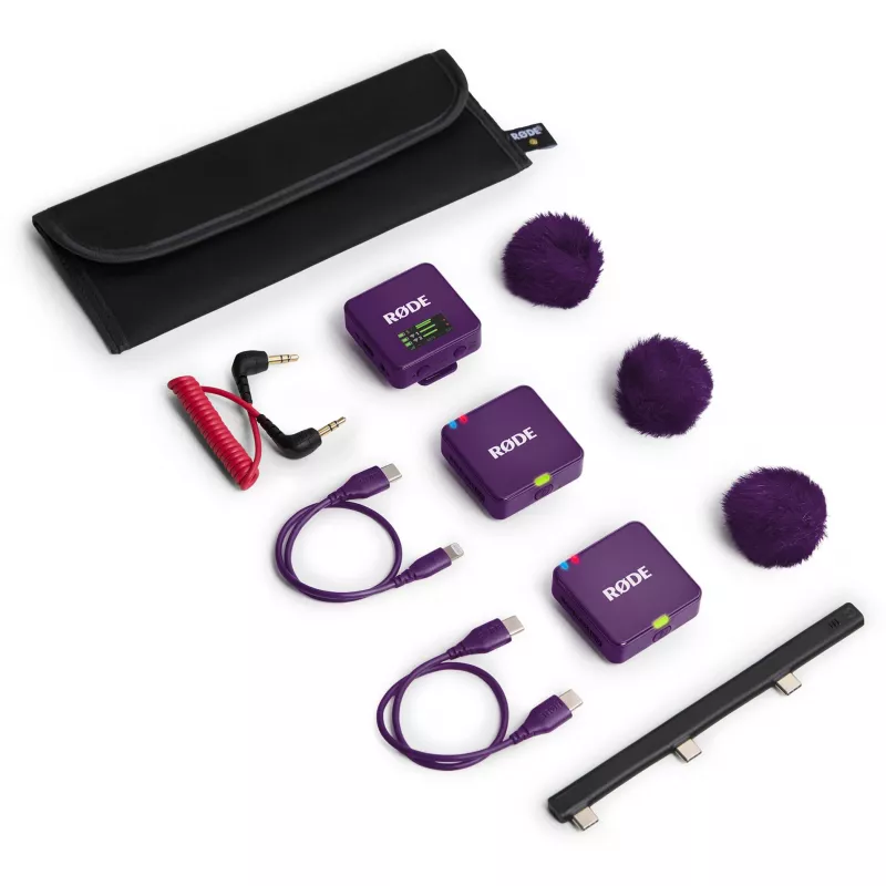 RØDE Wireless GO III Paars – draadloos microfoonsysteem (paars)