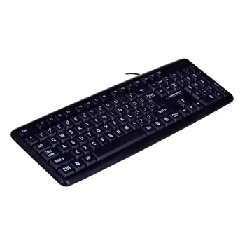 Esperanza EK129 toetsenbord USB QWERTY UK Engels zwart