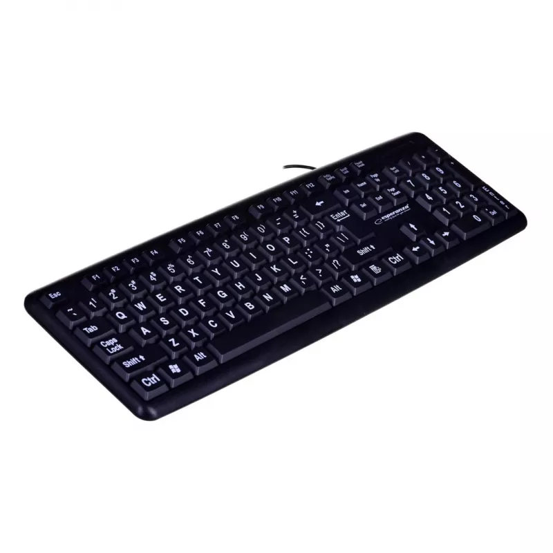 Esperanza EK129 toetsenbord USB QWERTY UK Engels zwart