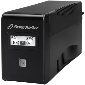 PowerWalker VI 850 LCD noodstroomvoorziening (UPS) line-interactive 0,85 kVA 480 W