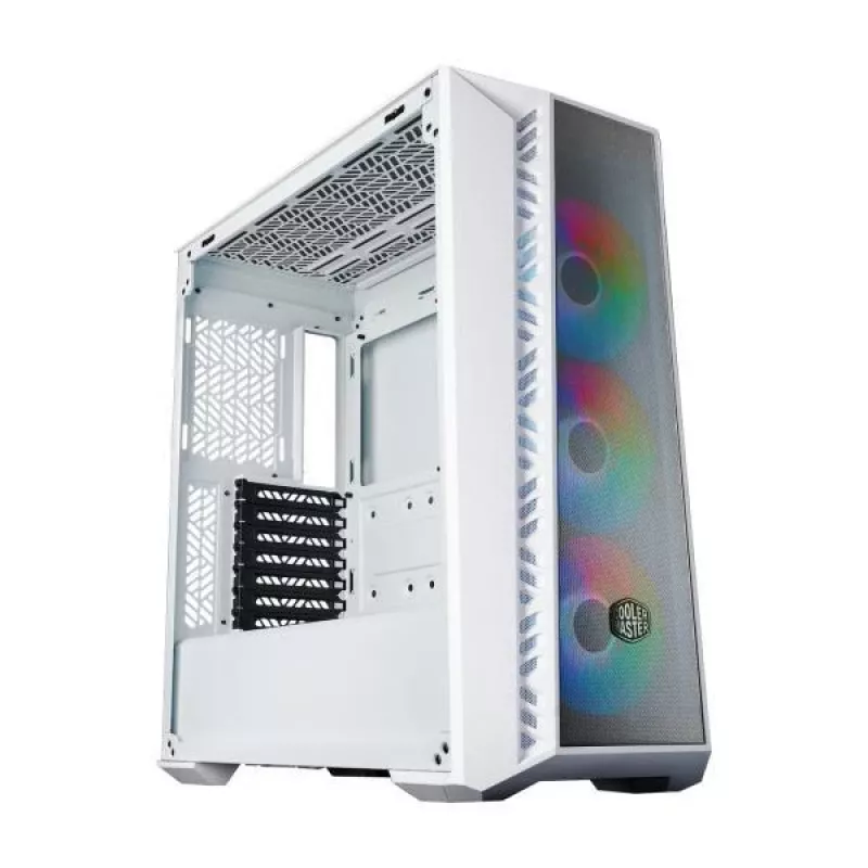 Cooler Master MasterBox 520 - midi-tower - pc - wit - ATX - EATX - micro ATX - Mini-ITX - SSI CEB - acrylonitril-butadieen-styreen (ABS) - staal - gehard glas - multi