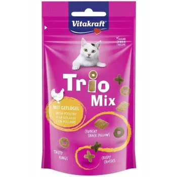VITAKRAFT Trio Mix gevogelte - kattenlekkernijen - 60 g