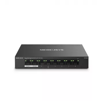Mercusys MS108GP 8-poorts Gigabit desktop switch met 7 PoE-poorten