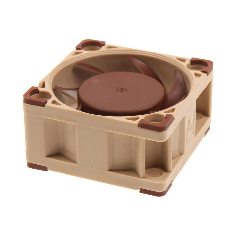 Noctua NF-A4x20 FLX behuizingsventilator, 40x20 mm, 12 V, 3-pins, 3700–5000 rpm, 9,4 m³/h, SSO2-lager, beige/bruin
