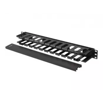 Lanberg 19-inch kabelmanagement 1U, type A, kunststof | AK-1703-B | zwart