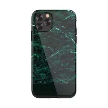 Hoesje Devia Marble-serie voor iPhone 11 Pro Max — groen, slanke pasvorm, hardcase