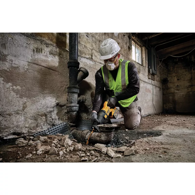 DEWALT DCS389NT reciprozaag FlexVolt 54V TSTAK zwart, geel
