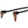 ROLINE USB 2.0-kabel Type-C - Type-A ST/ST 360° rotatie zwart rood 1 m 11.02. - kabel - digitaal/data