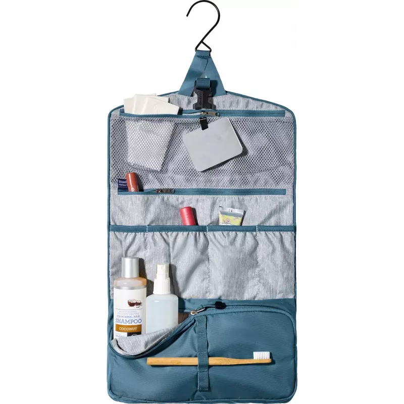 Toilettas DEUTER Wash Bag II — compacte reistoilettas, kleur Atlantic