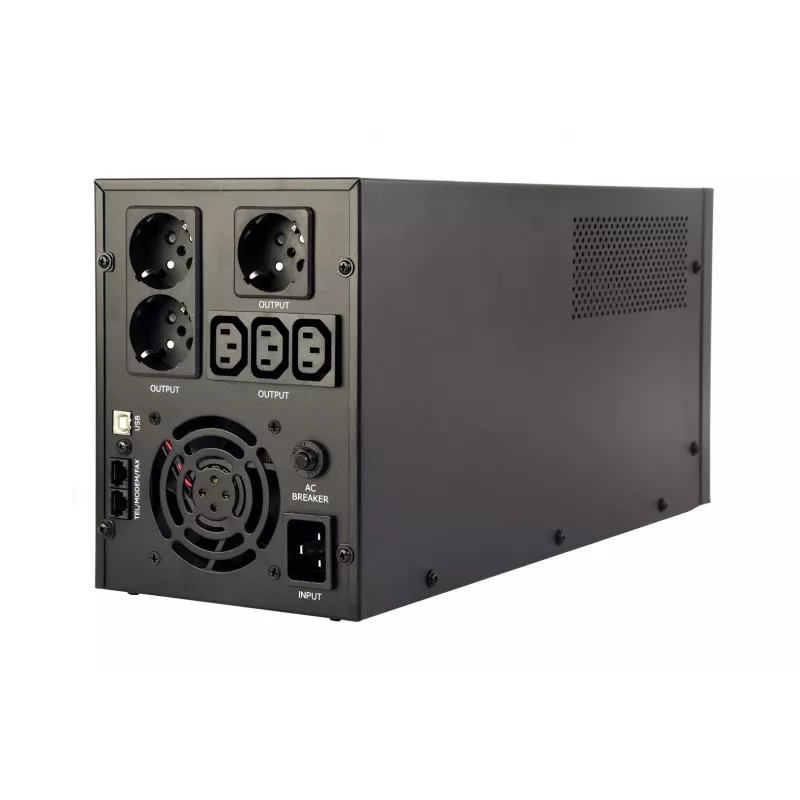 Gembird EG-UPS-036 UPS (uninterruptible power supply) line-interactive 3 kVA 1800 W 6 AC-uitgangen