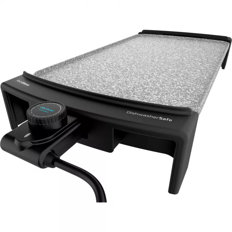 Tafelgrill Tasty&Grill 3000 RockWater, elektrische grillplaat hout, 2.600 watt
