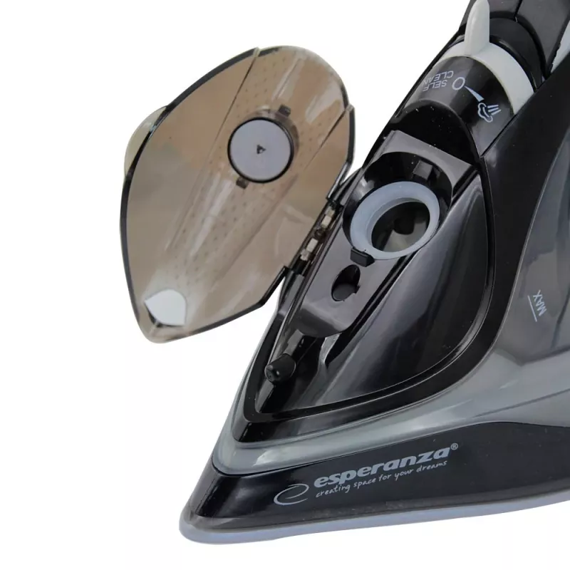 Esperanza EHI011 strijkijzer met keramische zoolplaat grijs, zwart 2600 W