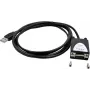 Exsys - seriële adapter - USB - RS-232 - zwart (EX-1311-2-5V)