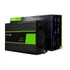 Auto-omvormer Green Cell INV21 6000 W, 24V DC-AC, 230V uitgang, 2x USB PD, actieve koeling, afneembare DC-stekkers, zwart