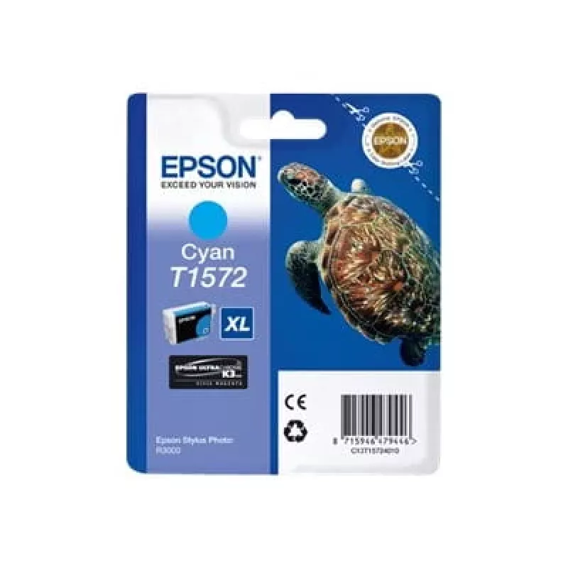 Inktcartridge Epson T1572 cyaan