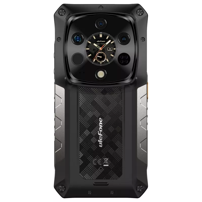 Robuuste smartphone UleFone Armor 28 Ultra Thermal 5G — 16 GB RAM, 1 TB opslag, zwart