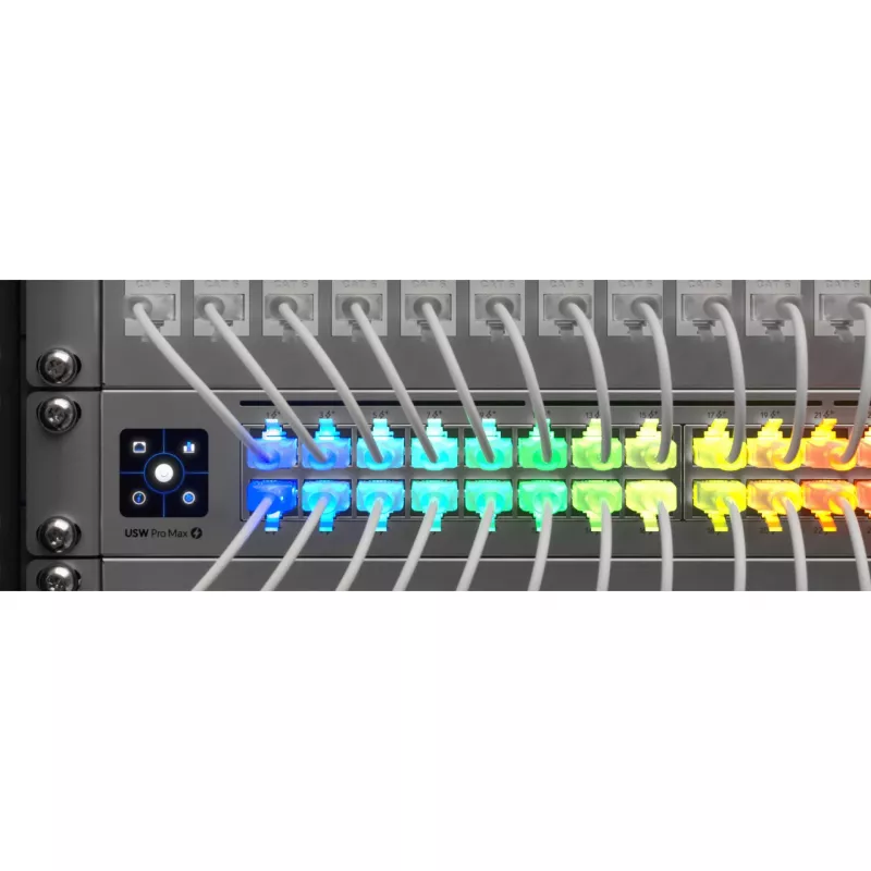 Netwerk-patchkabel UBIQUITI UACC-Cable-Patch-EL Cat6 RJ-45 2.5GbE PoE++ 0,15 m doorschijnend wit (24 stuks)
