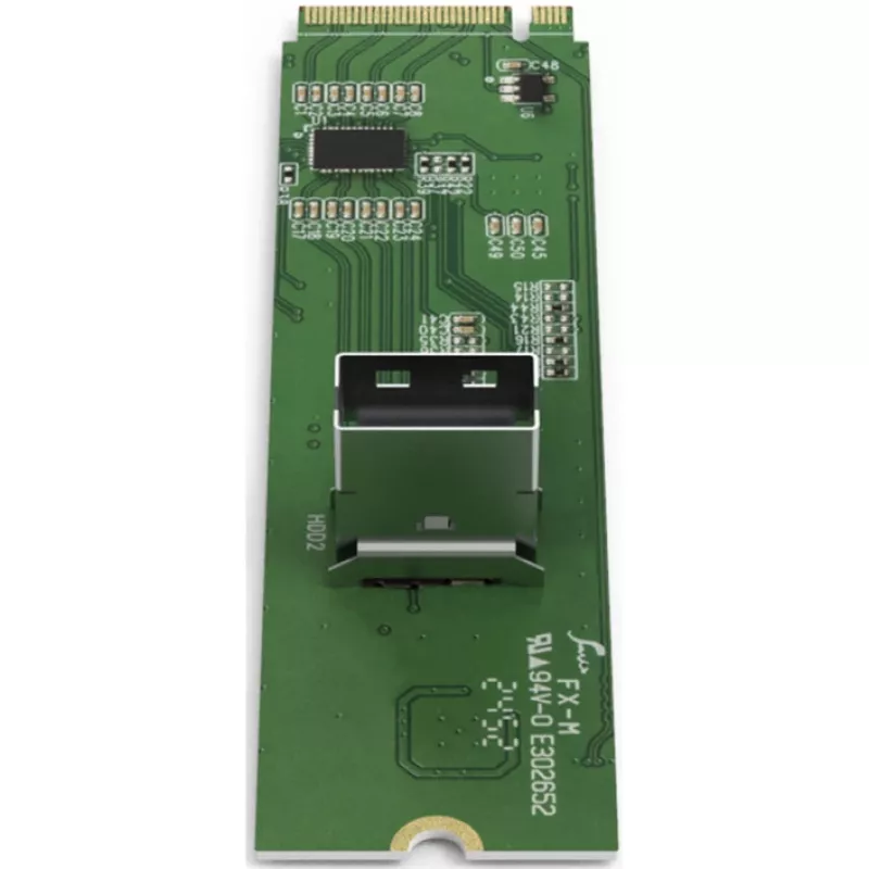 ICY DOCK - M.2 NVMe PCIe 4.0 SSD naar 1 x SlimSAS 4i Adapter met Redriver