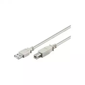 Diverse kabel USB 2.0 (dubbel afgeschermd, grijs) (50953)