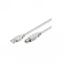Diverse kabel USB 2.0 (dubbel afgeschermd, grijs) (50953)